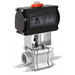 Ball Valves with Double Acting Actuators  ,3 pc,DA-155, 3 Piece Ball Valves with Double Acting Actuators , Full Bore , 2000/1500 psi